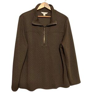 Croft & Barrow Quilted Pullover